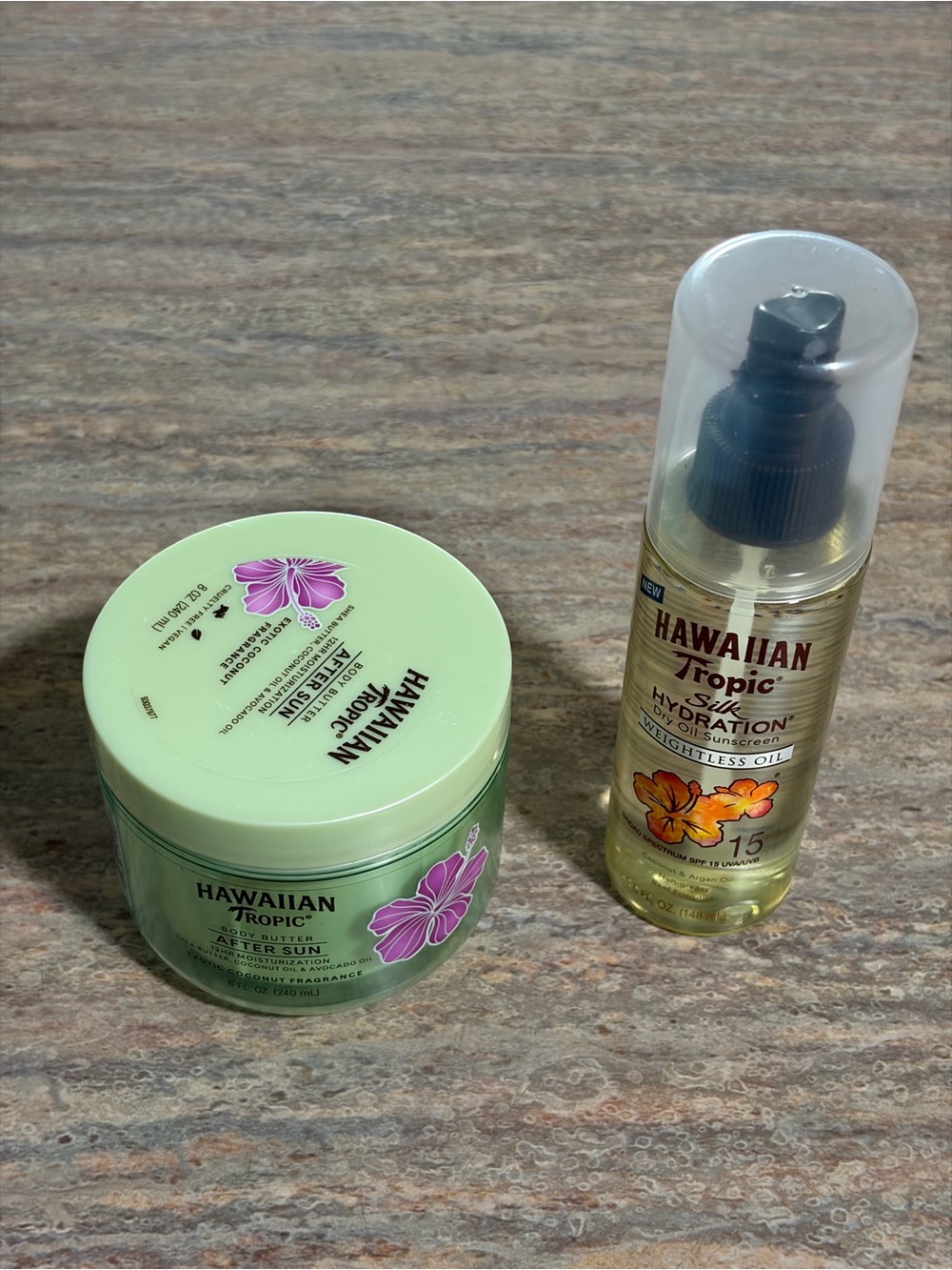 Hawaiian Tropic Silk Hydration Body Oil & Exotic Coconut After Sun Body Butter
